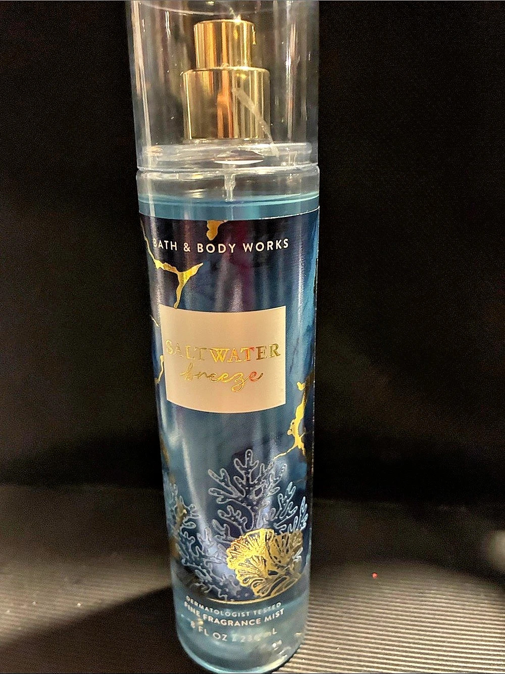 Bath & Body Works Saltwater Breeze Fine Fragrance Mist Blue NWT